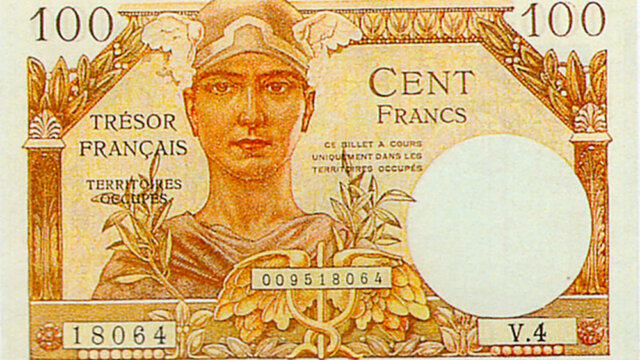 100 francs Trésor Français type 1947