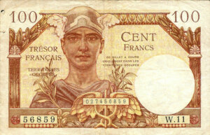 100 francs Trésor Français type 1947