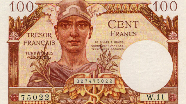 100 francs Trésor Français type 1947