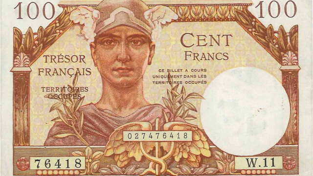 100 francs Trésor Français type 1947