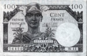 100 francs Trésor Français type 1947