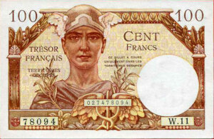 100 francs Trésor Français type 1947