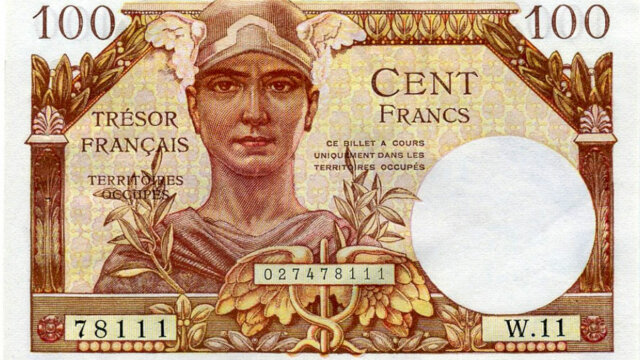 100 francs Trésor Français type 1947