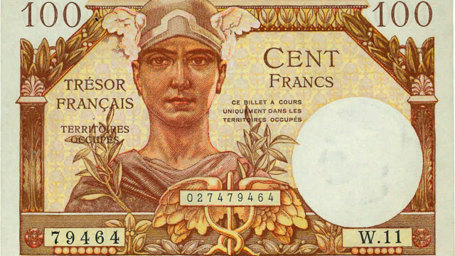 100 francs Trésor Français type 1947