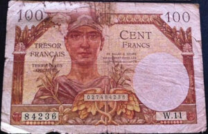 100 francs Trésor Français type 1947