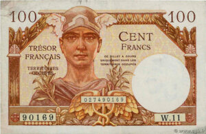 100 francs Trésor Français type 1947