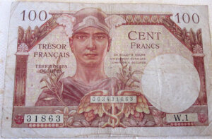 100 francs Trésor Français type 1947