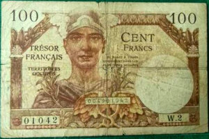 100 francs Trésor Français type 1947