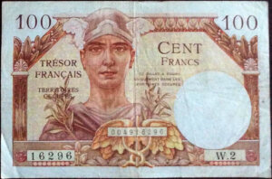 100 francs Trésor Français type 1947