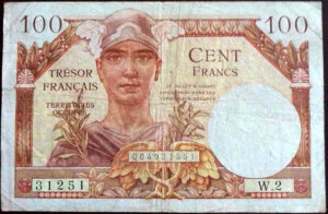 100 francs Trésor Français type 1947