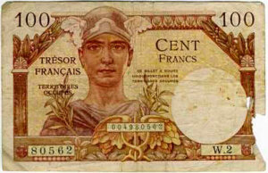 100 francs Trésor Français type 1947