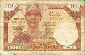 100 francs Trésor Français type 1947