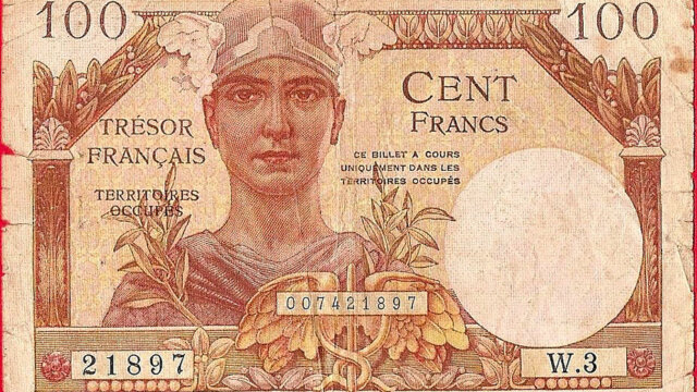 100 francs Trésor Français type 1947