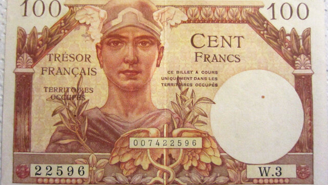 100 francs Trésor Français type 1947