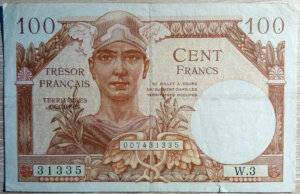 100 francs Trésor Français type 1947