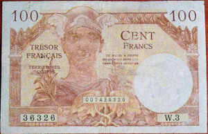 100 francs Trésor Français type 1947