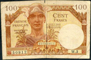 100 francs Trésor Français type 1947