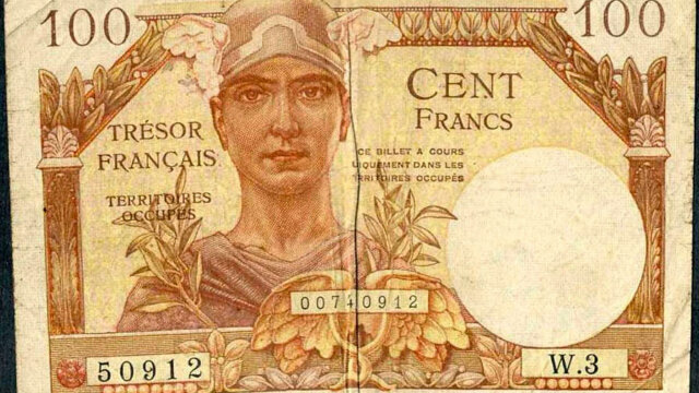 100 francs Trésor Français type 1947