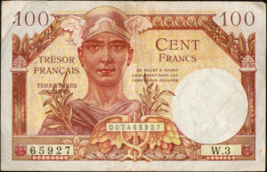 100 francs Trésor Français type 1947