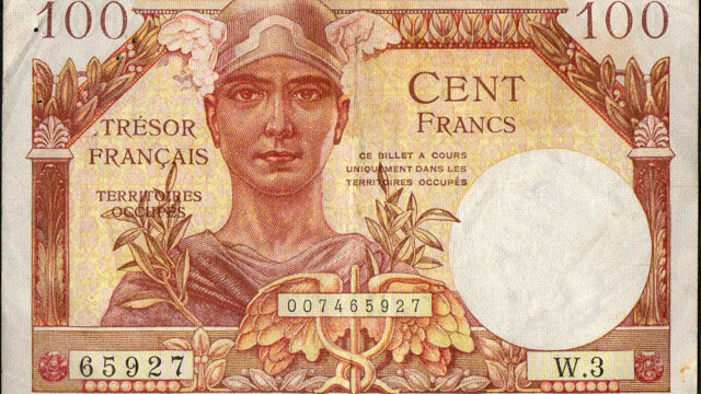 100 francs Trésor Français type 1947