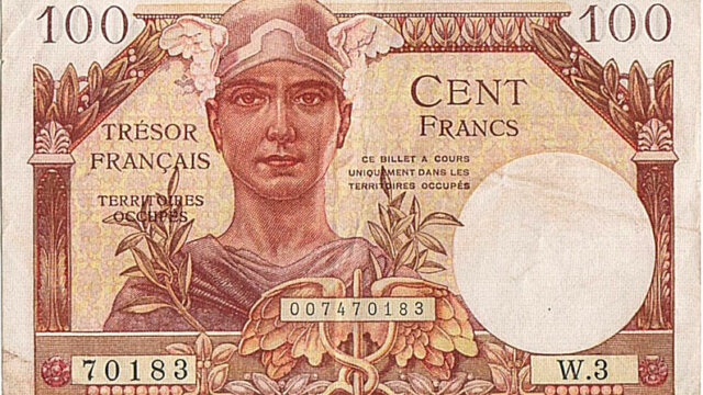 100 francs Trésor Français type 1947