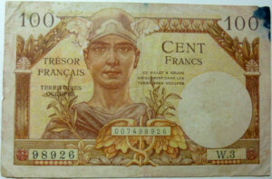 100 francs Trésor Français type 1947