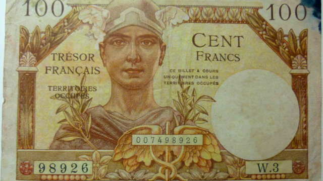 100 francs Trésor Français type 1947