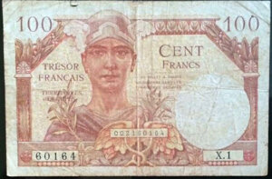 100 francs Trésor Français type 1947