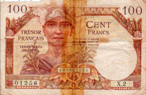 100 francs Trésor Français type 1947