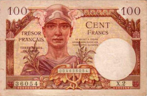 100 francs Trésor Français type 1947