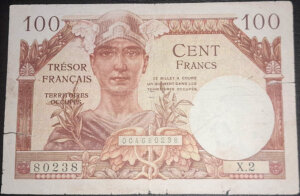 100 francs Trésor Français type 1947