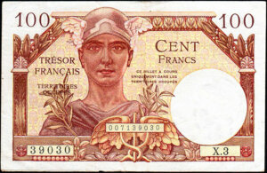 100 francs Trésor Français type 1947