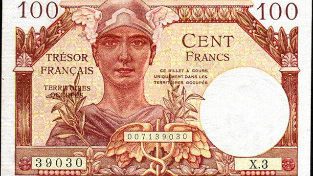 100 francs Trésor Français type 1947