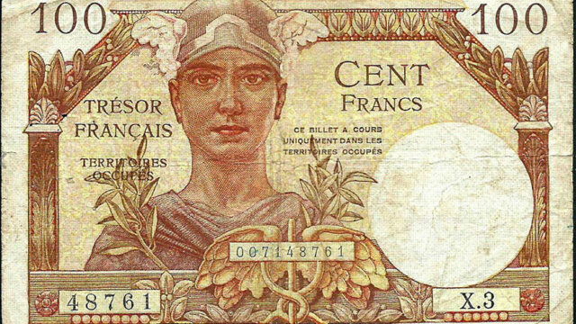 100 francs Trésor Français type 1947