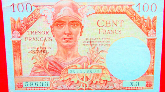 100 francs Trésor Français type 1947