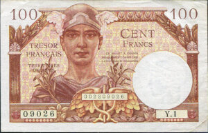 100 francs Trésor Français type 1947