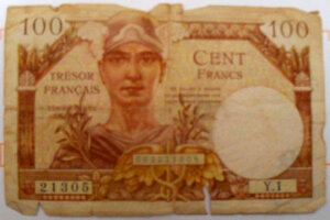 100 francs Trésor Français type 1947