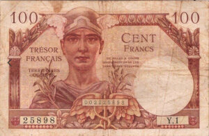 100 francs Trésor Français type 1947