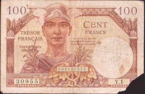 100 francs Trésor Français type 1947