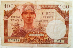 100 francs Trésor Français type 1947