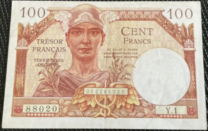 100 francs Trésor Français type 1947