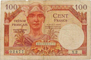 100 francs Trésor Français type 1947