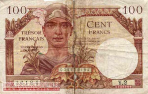 100 francs Trésor Français type 1947