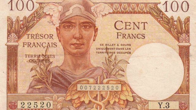 100 francs Trésor Français type 1947