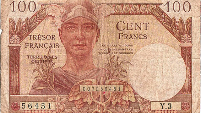 100 francs Trésor Français type 1947