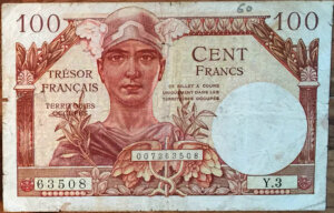 100 francs Trésor Français type 1947