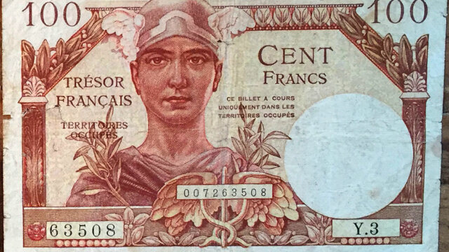 100 francs Trésor Français type 1947