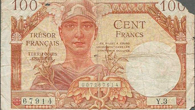 100 francs Trésor Français type 1947