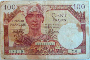 100 francs Trésor Français type 1947