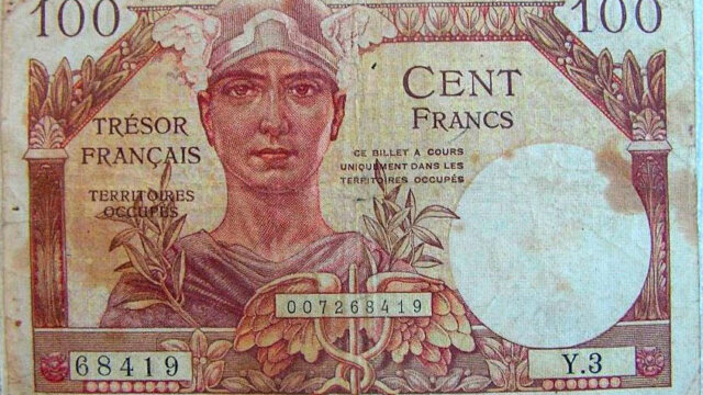 100 francs Trésor Français type 1947